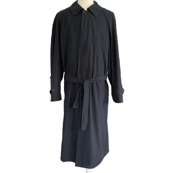 Vintage Christian Dumas trench coat with removable wool lining. Size 42 Tall - Picture 1 of 14